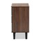 Baxton Studio Roldan Modern and Contemporary Two-Tone Walnut and Grey Finished Wood 3-Drawer Bedroom Chest 180-11204-Zoro - alternate 5